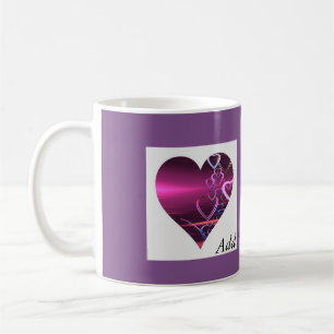 Skräddarsy mugglilahjärta kaffemugg