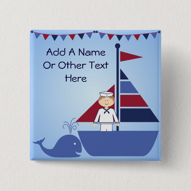 Skräddarsy nautiskt knäppas knapp (Framsida)