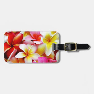 Skräddarsy PlumeriaFrangipaniHawaii blomma Bagagebricka