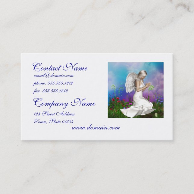 Skräddarsy produkten visitkort (Framsida)