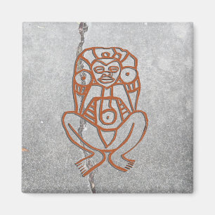 Skräddarsy Puerto Rican gudinnapetroglyph - Magnet