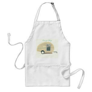Skräddarsy Retro teardropcampare Förkläde