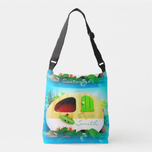 Skräddarsy Retro vintagecampare Axelväska