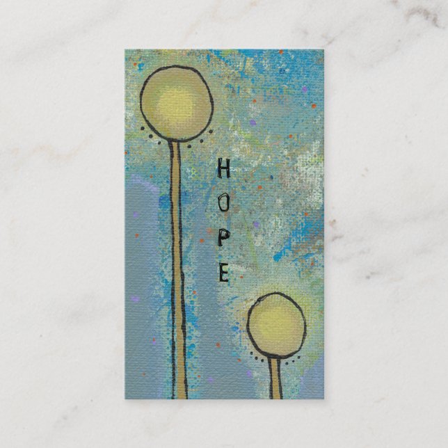 Skräddarsy rolig målning för den unika visitkort (Framsida)