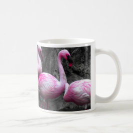 SKRÄDDARSY ROSA FLAMINGOS FÖR ~Flamingos~, DET! Kaffemugg