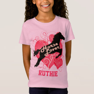 Skräddarsy skjorta för hästälskarepersonlig Ruthie T-shirt