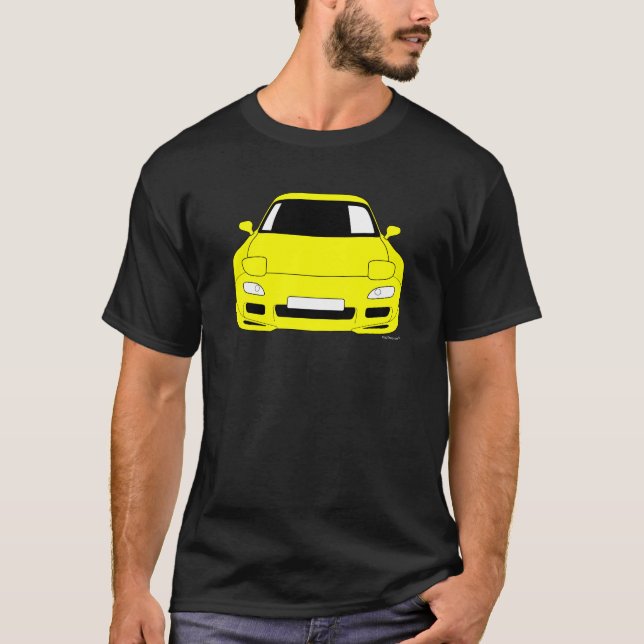 Skräddarsy skjorta för Mazda FD RX7 bil T T-shirt (Framsida)