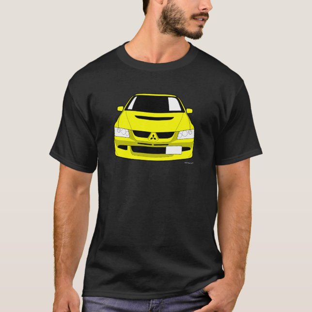 Skräddarsy skjorta för Mitsubishi LancerEvo 8 bil Tee Shirt (Framsida)