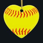 Skräddarsy softball julgransprydnad keramik<br><div class="desc">Skräddarsy softballdesign… t-skjortor och gåvor kan skräddarsy,  genom att tillfoga text till designen eller ha på sig som visade!</div>
