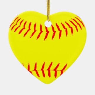 Skräddarsy softball julgransprydnad keramik