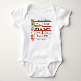 Skräddarsy Tshirt för Barnyarddjurfödelsedag T-shirt