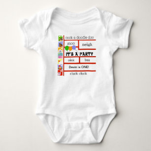 Skräddarsy Tshirt för Barnyarddjurfödelsedag T-shirt