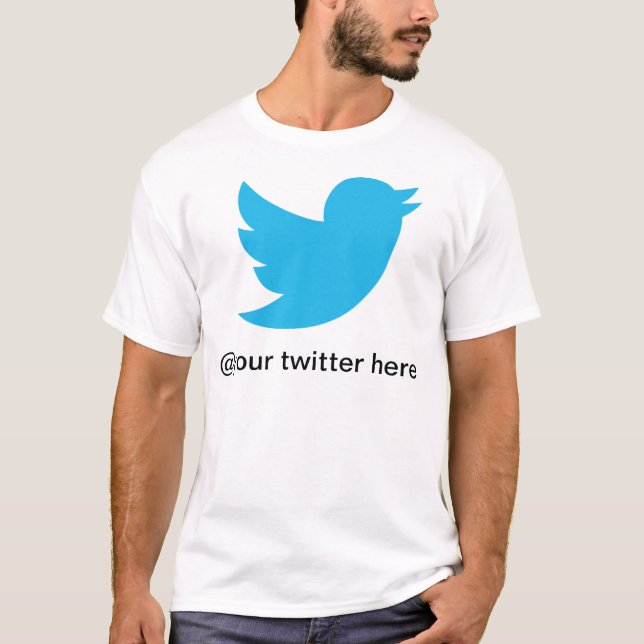 Skräddarsy Twitterutslagsplats! T-shirt (Framsida)