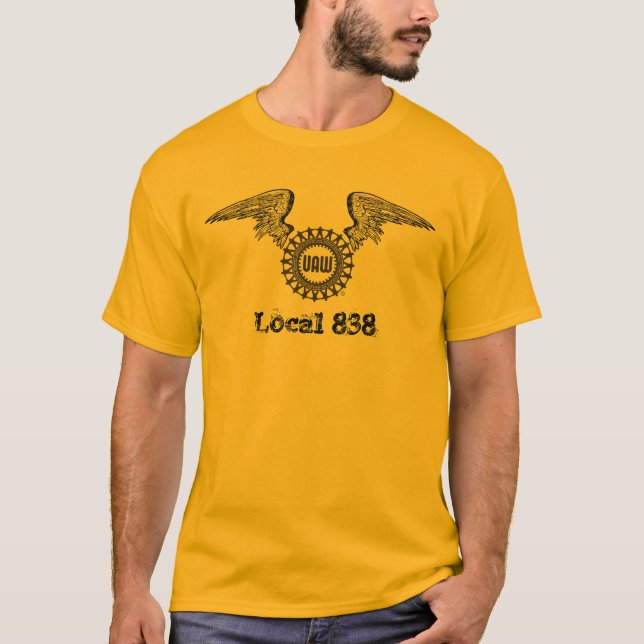 Skräddarsy UAW-vingar - T-shirt (Framsida)