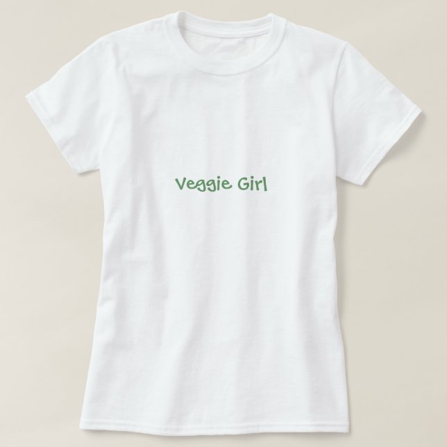 Skräddarsy Veggieflicka - Tröja (Design framsida)
