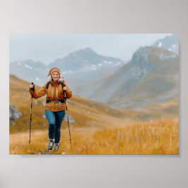 Skräddarsydd 7x5 fotofototryck – Personliga fotofg Poster