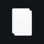 Skräddarsydd 8,9 cm x 12,7 cm rundad halvmatt högk inbjudningar<br><div class="desc">Skapa fantastiska anpassade inbjudningar för alla tillfällen med våra mångsidiga 3, 5" x 5" halvblanka kort. Dessa högkvalitativa inbjudningar har en ljusvit, halvblank finish som ger livfulla färger och skarpa detaljer, perfekta för att visa upp dina foton och mönster. Varje kort är tillverkat av premiumpapper med 12, 5 pts tjocklek...</div>