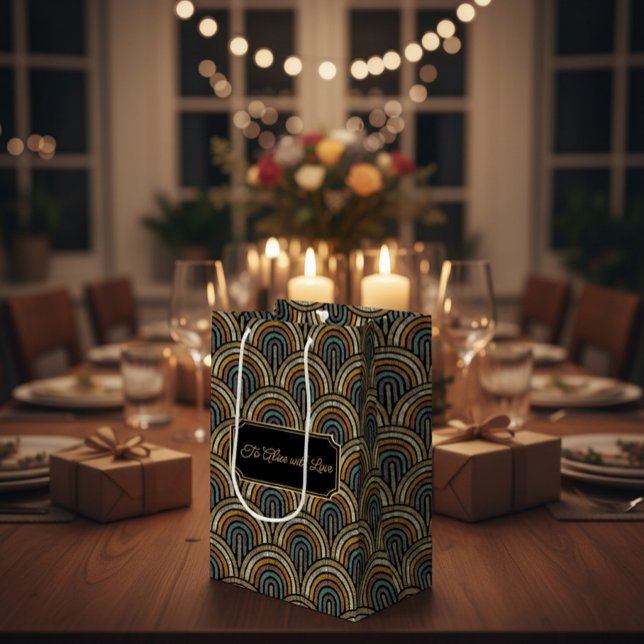Skräddarsydd Art Deco Broderiliknande Papperspåse (Skapare uppladdad)