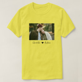 Skräddarsydd Foto Och Text Personlig T-Shirt