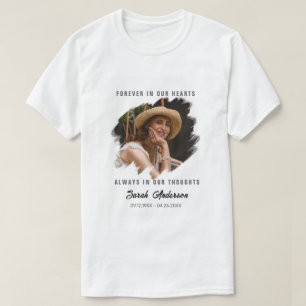 Skräddarsydd fotofirande av livsskjorta namn t shirt