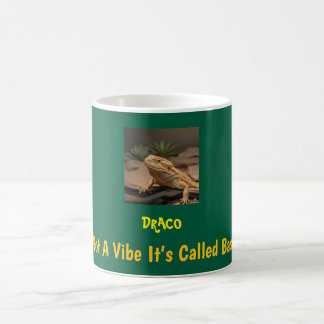 Skräddarsydd fotopresent med skäggig drake kaffemugg