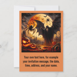 Skräddarsydd Halloween-inbjudningskort