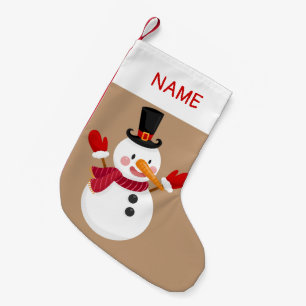Skräddarsydd julklapp med eget namn liten julstrumpa