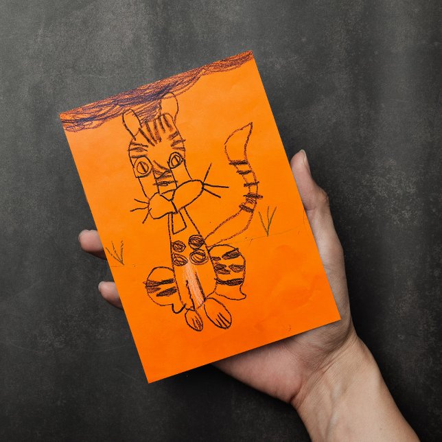 Skräddarsydd konsttryckskort för barn kort (Skapare uppladdad)