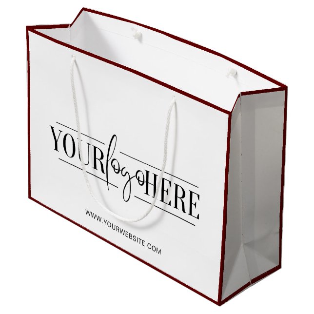 Skräddarsydd logotyp tryckt boutique klänningar sh (Baksidan Vinklad)