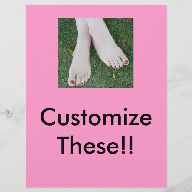 Skräddarsydd sallat-Flyers-Customize! Reklamblad (Framsidan)