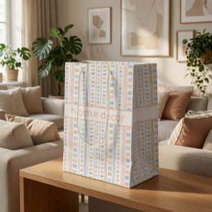 Skräddarsydd tribal geometrisk mönsterpresentpåse
