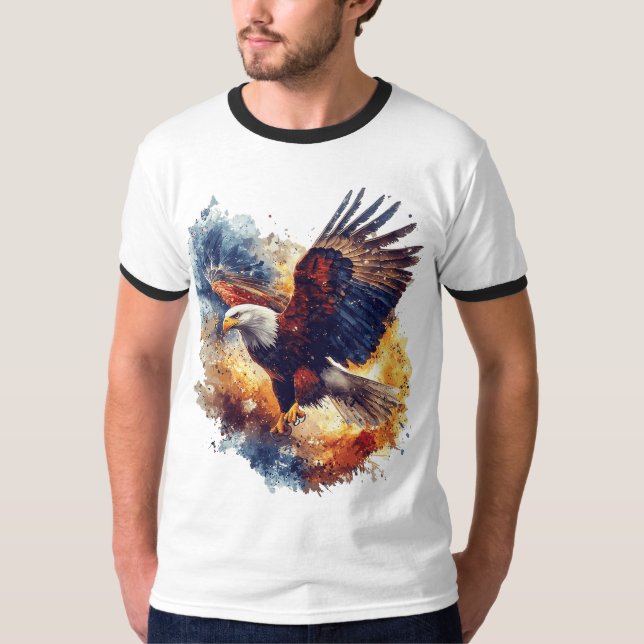 Skräddarsydd tryck på T-shirts – Premium kvalitets (Framsida)