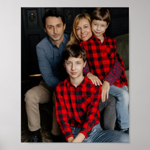 Skräddarsydd tryckt porträtt – Personlig foto kons Poster