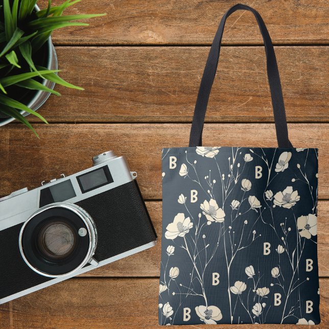 Skräddarsydd väska med blommönster för mors dag &  (bachelorette gift, birthday gift for her, mother’s day gift, women’s floral tote, girl tote bag)