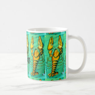 skräddarsydda mainhummer grönt kaffe mugg