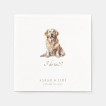 Skräddarsydda nappar för husdjursbröllop