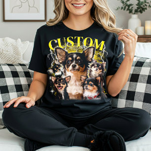 SKRÄDDARSYFERT din egen husdjur 90s bootleg vintag T Shirt