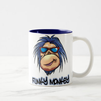 Skraj apa Två-Tonad mugg