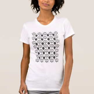 Skraj Argyle - kvinnor T-shirt