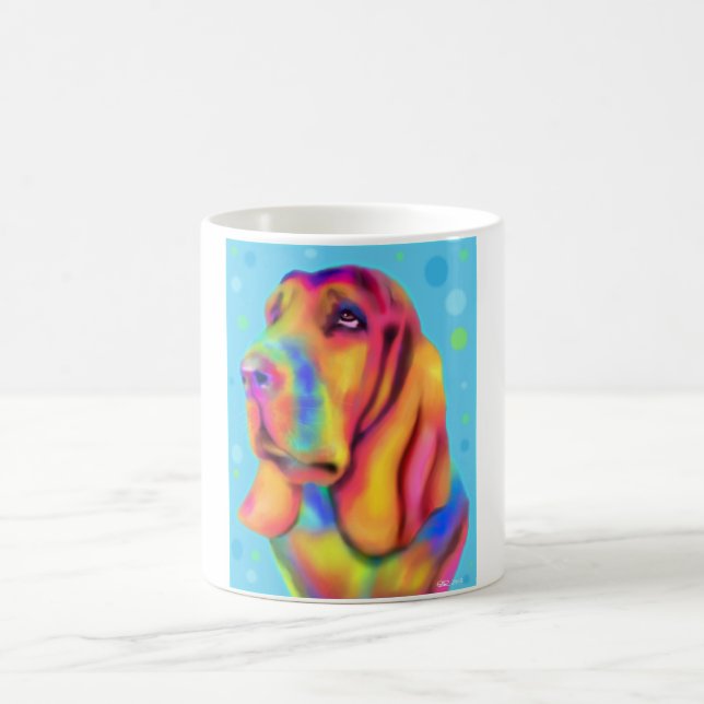 Skraj Bassethundmugg Kaffemugg (Center)