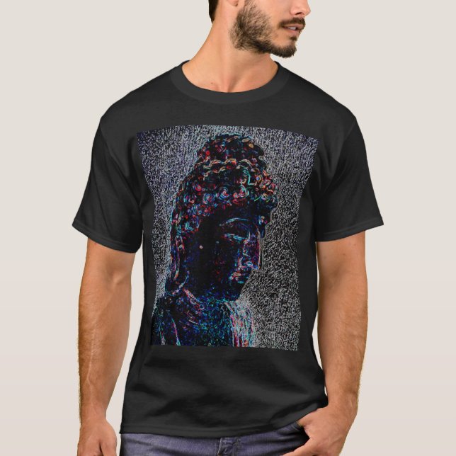 SKRAJ BUDDHA manar T-tröja Tee (Framsida)