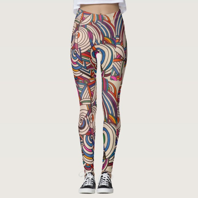 SKRAJ damasker!! Leggings (Framsida)