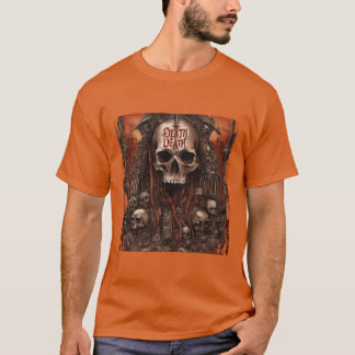 Skraj död metall t-shirt design