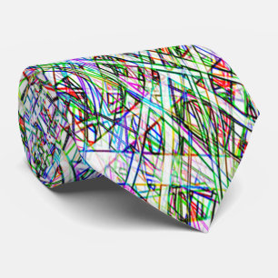 Skraj färg görad randig Tie Slips