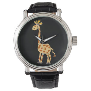 Skraj giraffkonstklocka armbandsur