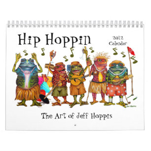 Skraj grodakonstkalender av Jeff Hoppis Kalender