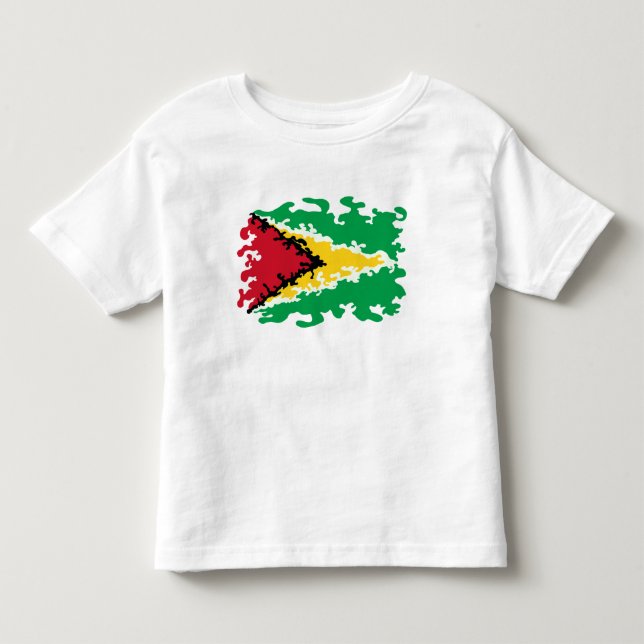 Skraj Guyana flaggaanpassningsbar Tee Shirt (Framsida)
