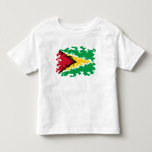 Skraj Guyana flaggaanpassningsbar Tröja