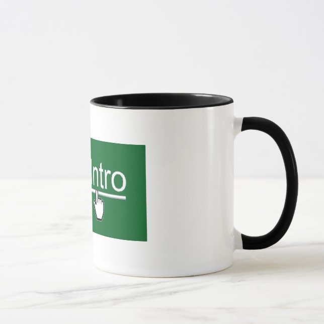 Skraj hälsningar mugg (Höger)