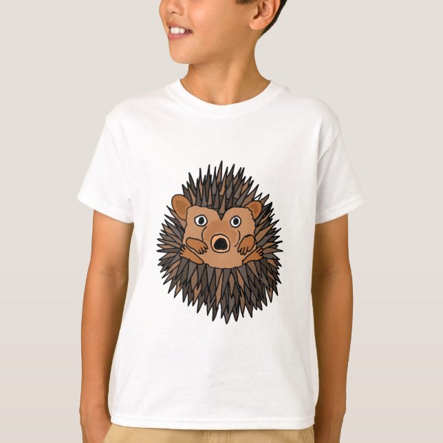 Skraj igelkottkonstdesign tröja (Framsida)
